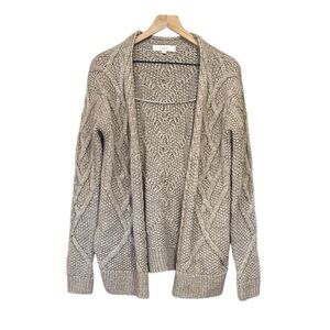 Ann Taylor Loft Cable Knit Cardigan Sweater Women’s  Size XS Tan